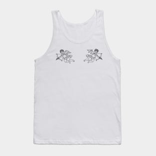 Cherubs Black and White Tank Top